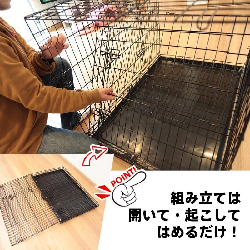 ペットケージ 折りたたみ 大型犬 77×108×70cm XXLサイズ ペット ペットケージ 折りたたみ 大型犬 77×108×70cm XXLサイズ ペット