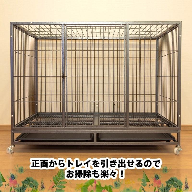 ケージ 超大型犬 125 81 96cm 3l キャスター付き 大型犬 屋根付き ペットケージ ゲージ ペットサークル ペットゲージ ゲージa306 A306 ウィステリアマウント 通販 Yahoo ショッピング