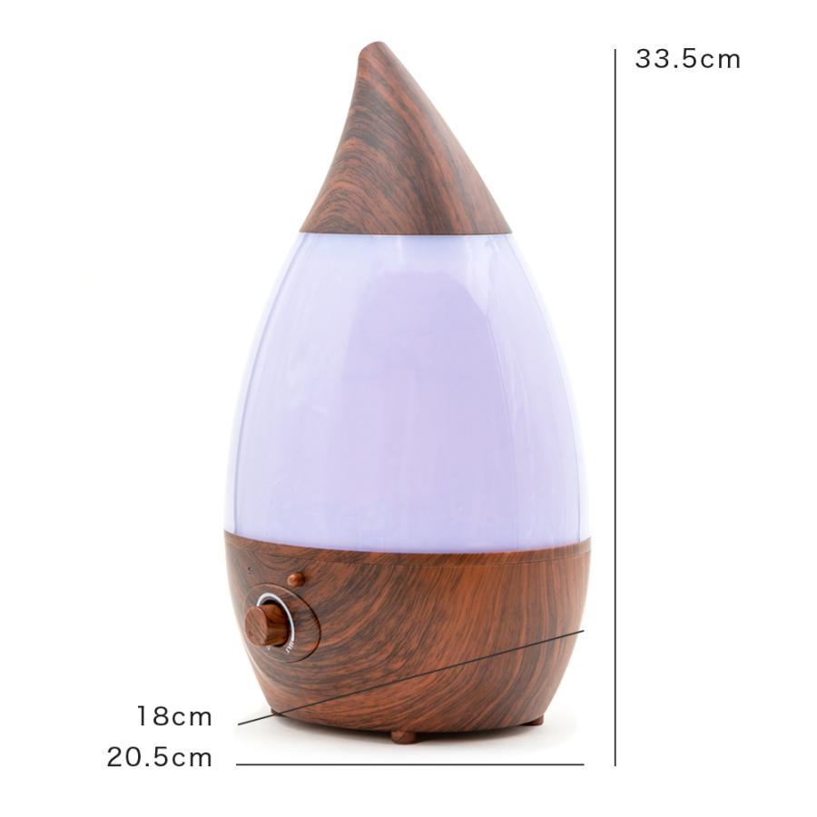 加湿器 新型 超音波加湿器 アロマ加湿器 上から給水 清潔 上部