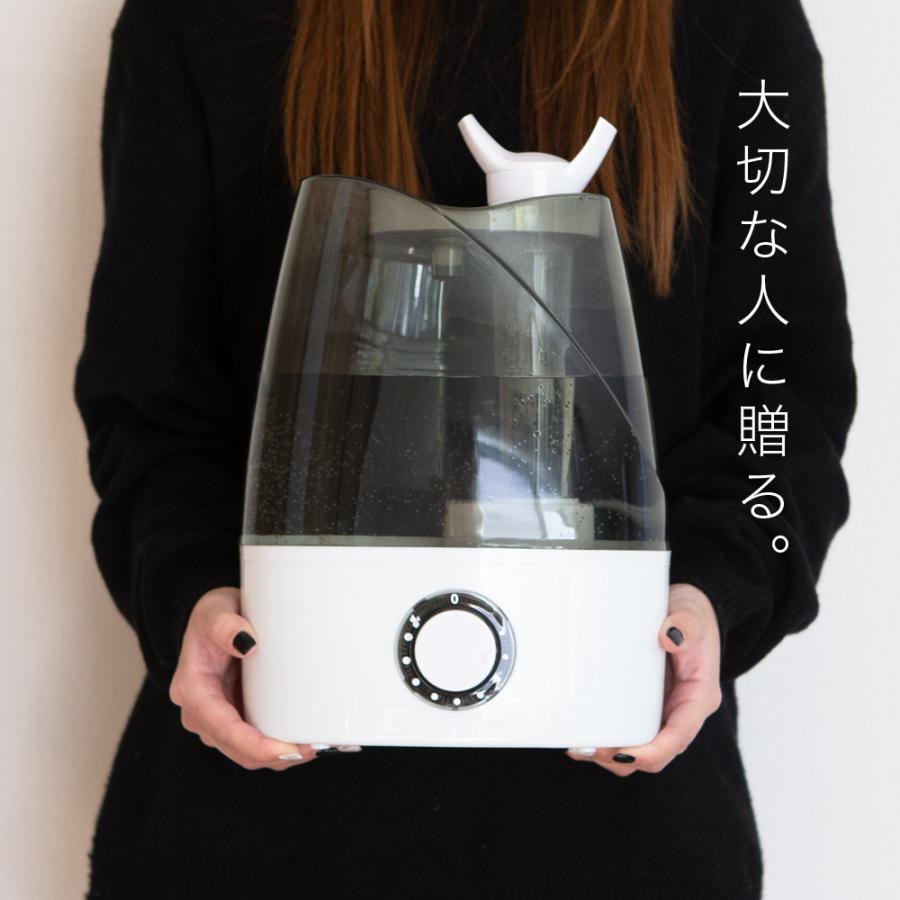 【爆霧！メガミスト】鬼ミストで床濡れ御免！ 加湿器 で 美肌 キープ♪ Oasis タンク容量4L 加湿器 卓上 超音波加湿器 卓上 Oasis加湿器J35 j35ウィステリア
