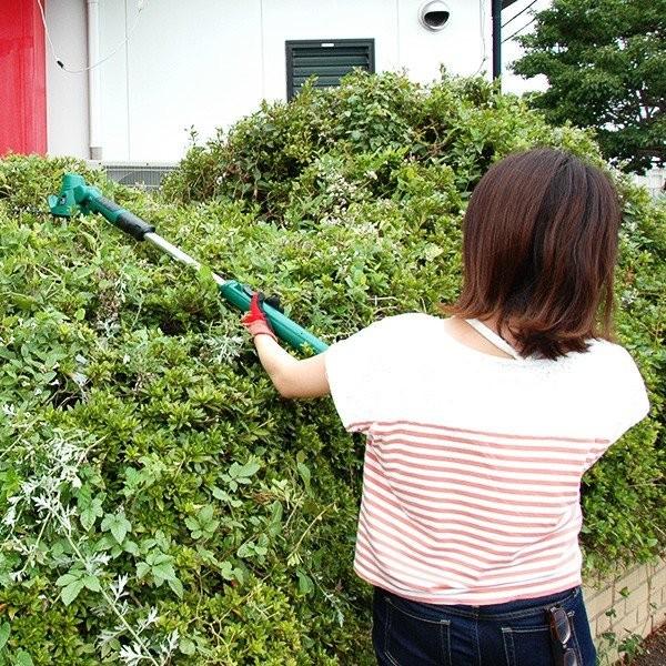 ヘッジトリマー 電動草刈り機 1台4役 電動高枝バリカン 充電式 コードレス 高枝切り 刈払機 植木バリカン ガーデン DIY 草刈り ###ツールセットYS130X###