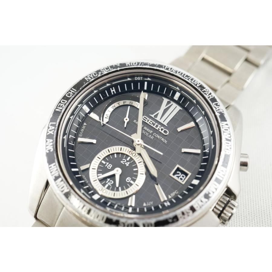 BRIGHTZ SEIKO SAGA099 メンズ 腕時計 USED品 8B54-0AG0 ソーラー 電波 