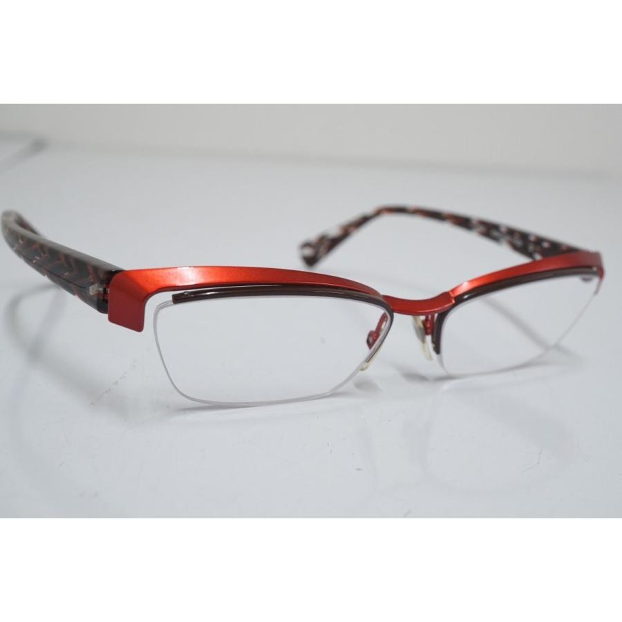alain mikli アランミクリ 眼鏡 USED美品 A00415JW チタン 赤 日本製 KR X1487  :r000000008741:ウィット - 通販 - Yahoo!ショッピング