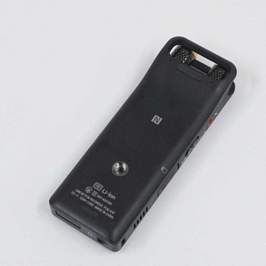 SONY ソニー PCM-A10 ICレコーダー USED美品 16GB ブラック 完動品 V4221 SK｜wit-yshop｜04
