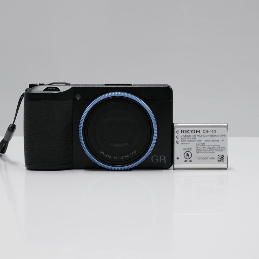 RICOH GR III USED超美品 GR3 デジタルカメラ 本体+バッテリー Wi-Fi 単焦点18.3mm F2.8 APS-C  スナップシューター 完動品 中古 CP5562