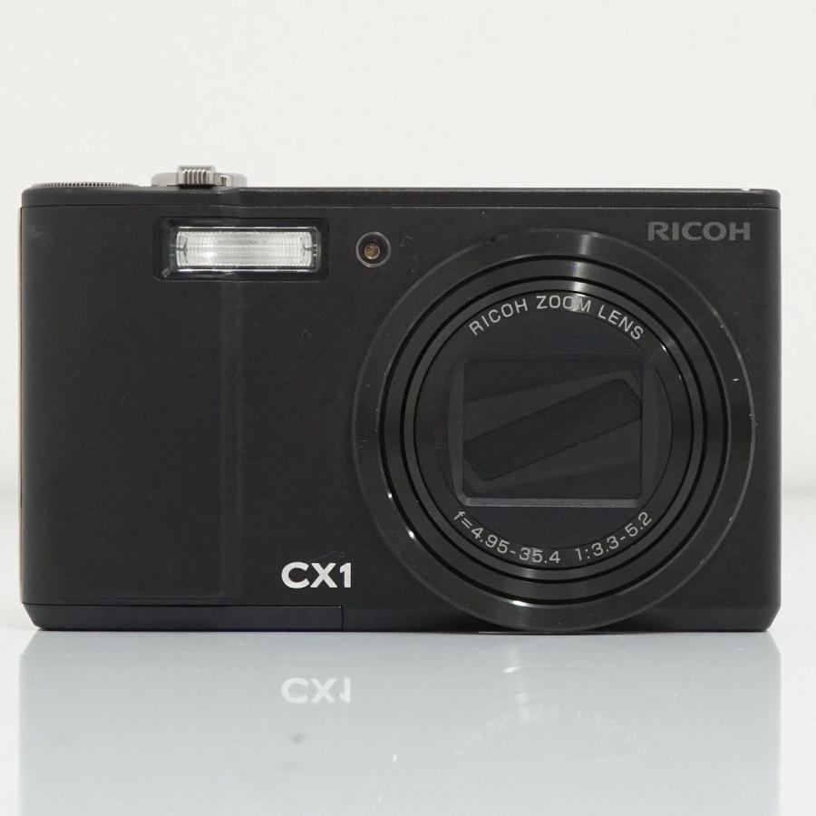 RICOH CX1 ブラック USED美品 デジタルカメラ 本体+バッテリーのみ 