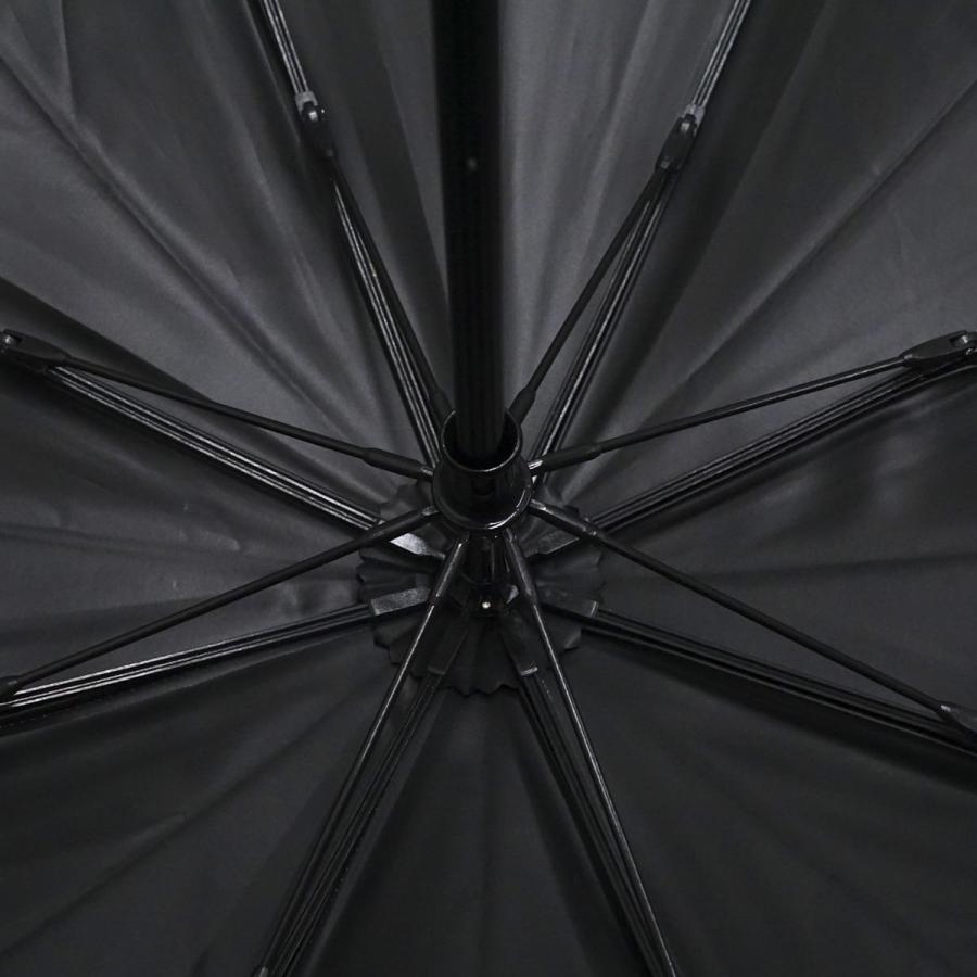 完全遮光折日傘 サンバリア100 USED美品 2段 ストライプ モカ