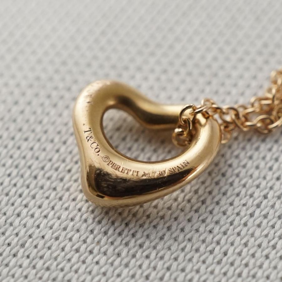 TIFFANY&Co.（ティファニー） オープンハートペンダント USED品 Au750
