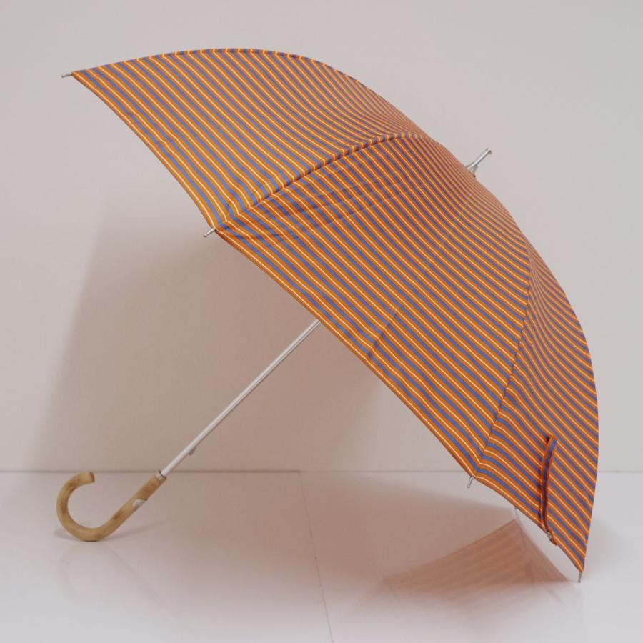 【未使用品】ポロラルフローレン ロゴ総柄 長傘 オレンジ 60cm POLO RALPH LAUREN（ポロ・ラルフローレン） 傘 USED美品 ボーダー