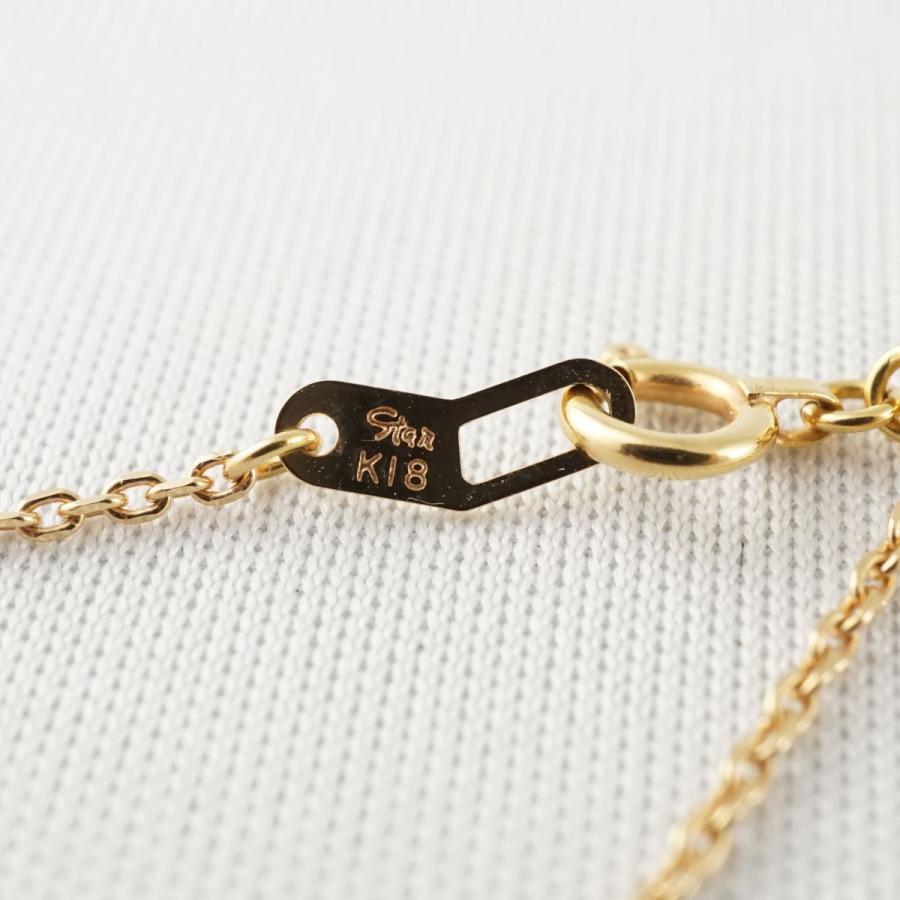 STAR jewelryK18ゴールド チェーンネックレス中古品ですが美品です STAR JEWELRY スタージュエリー K18 チェイン USED美品 GOLD