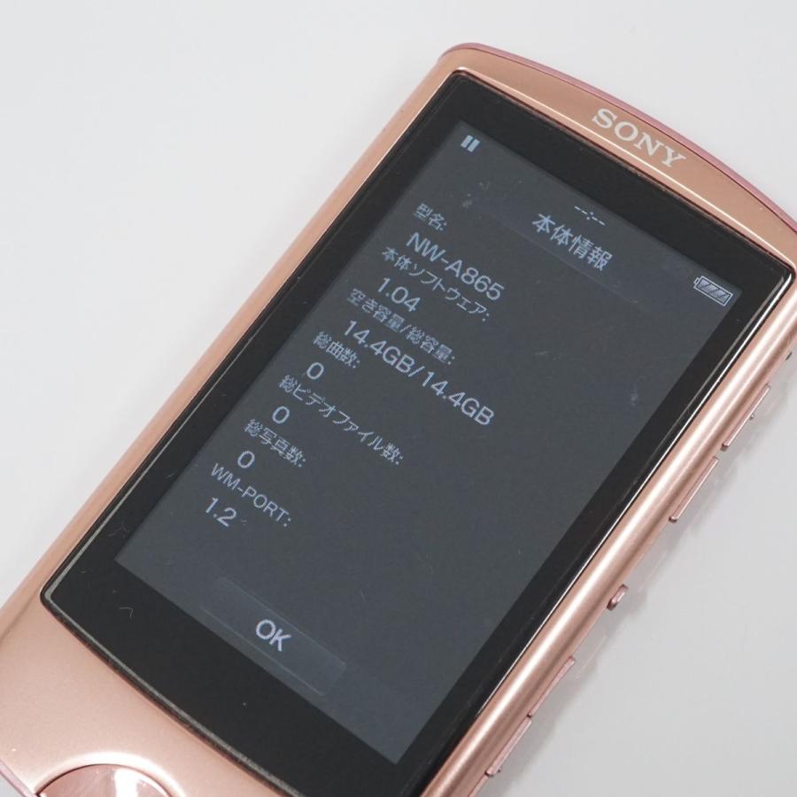 SONY（ソニー） WALKMAN ウォークマン NW-A865 16GB USED美品 本体のみ