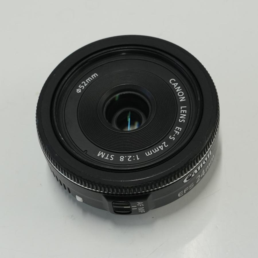 EF-S CANON 交換レンズ Canon 24mm F2.8 STM USED美品 標準 単焦点