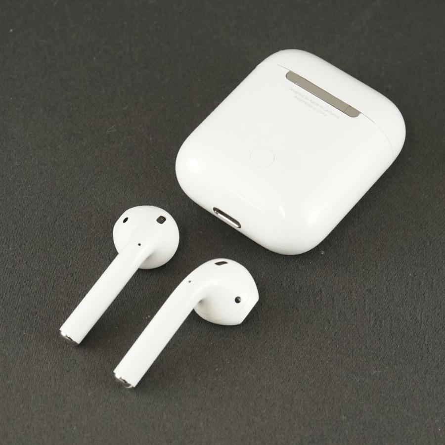 Apple AirPods with Charging Case エアーポッズ ワイヤレスイヤホン USED品 第二世代 Bluetooth MV7N2J/A 完動品 中古 T V9538｜wit-yshop｜02