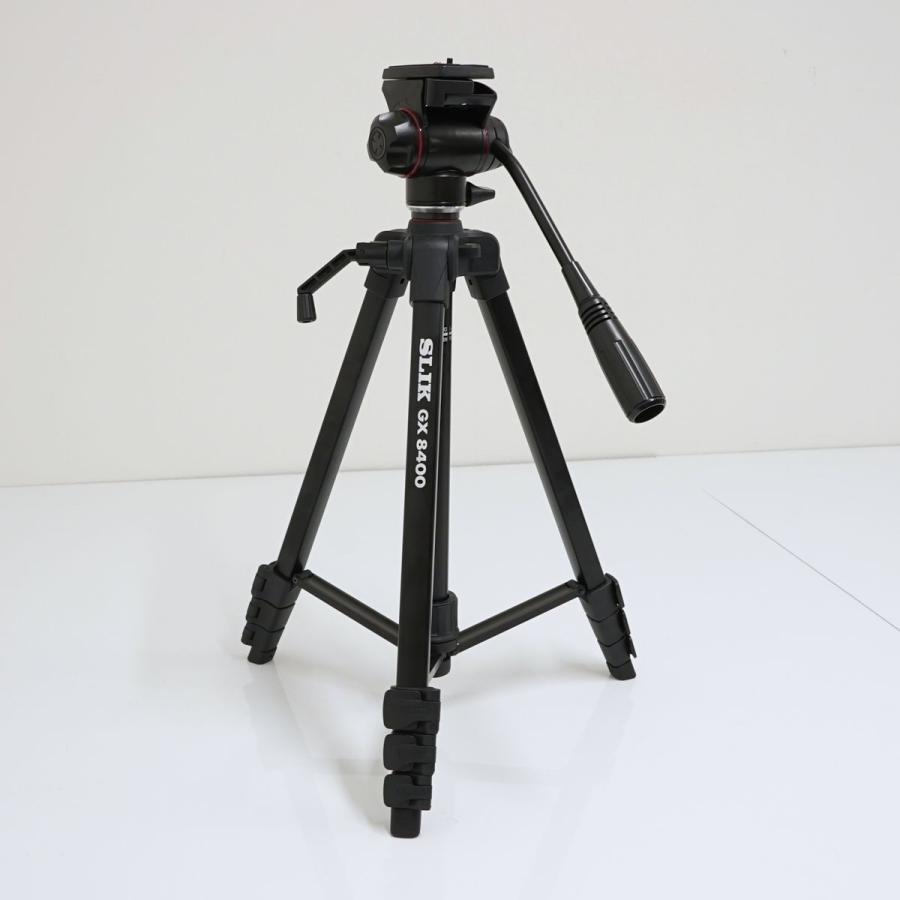 SLIK GX 8400 三脚 ビデオ雲台 USED超美品 ビデオ撮影に最適 4段 SLIK GX 8400 三脚 ビデオ雲台 USED超美品 ビデオ撮影に最適 4段