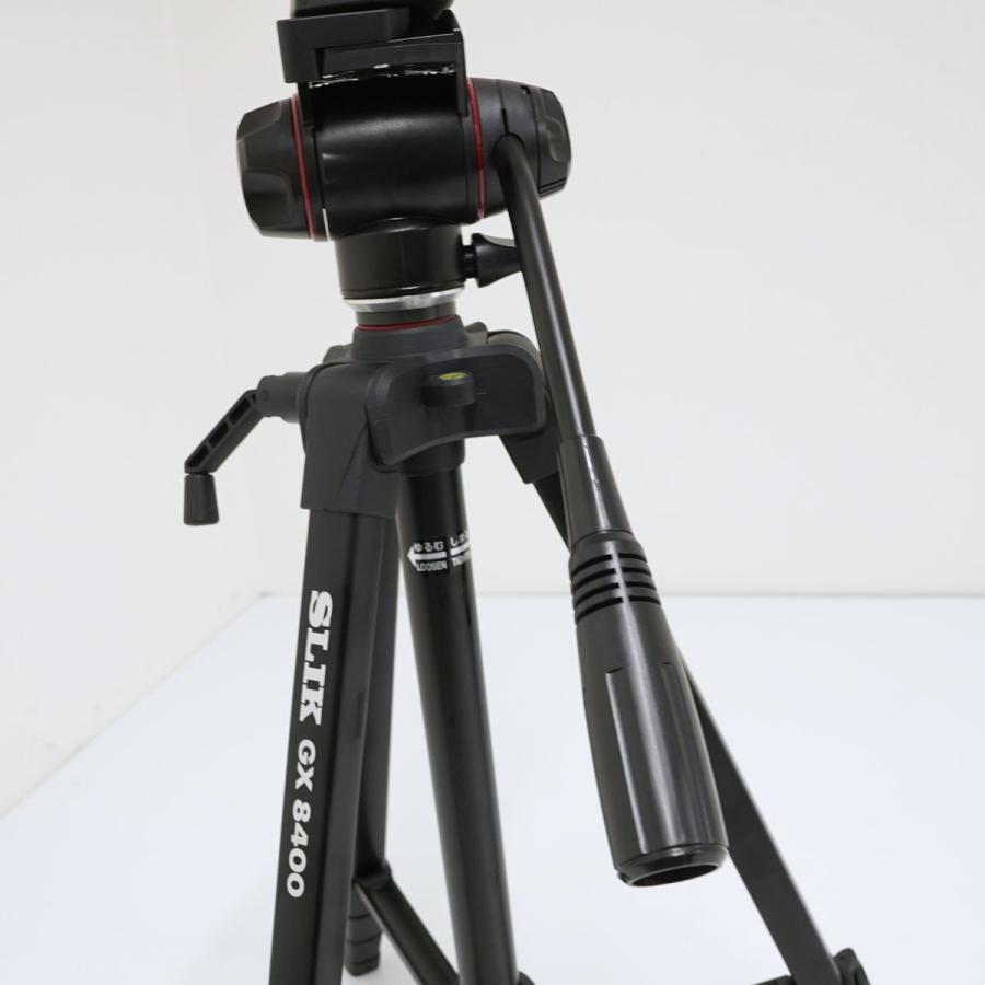 SLIK GX 8400 三脚 ビデオ雲台 USED超美品 ビデオ撮影に最適 4段 SLIK GX 8400 三脚 ビデオ雲台 USED超美品 ビデオ撮影に最適 4段