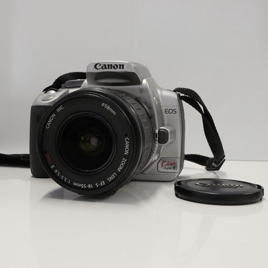 EOS Kiss Canon Digital X + EF-S18-55mm F3.5-5.6 USM USED美品 