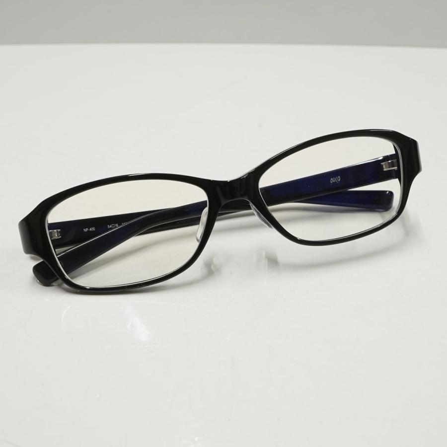 999.9（フォーナインズ） 眼鏡 USED美品 NP-400 col.90 ブラック