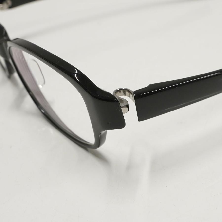 999.9（フォーナインズ） 眼鏡 USED美品 NP-400 col.90 ブラック