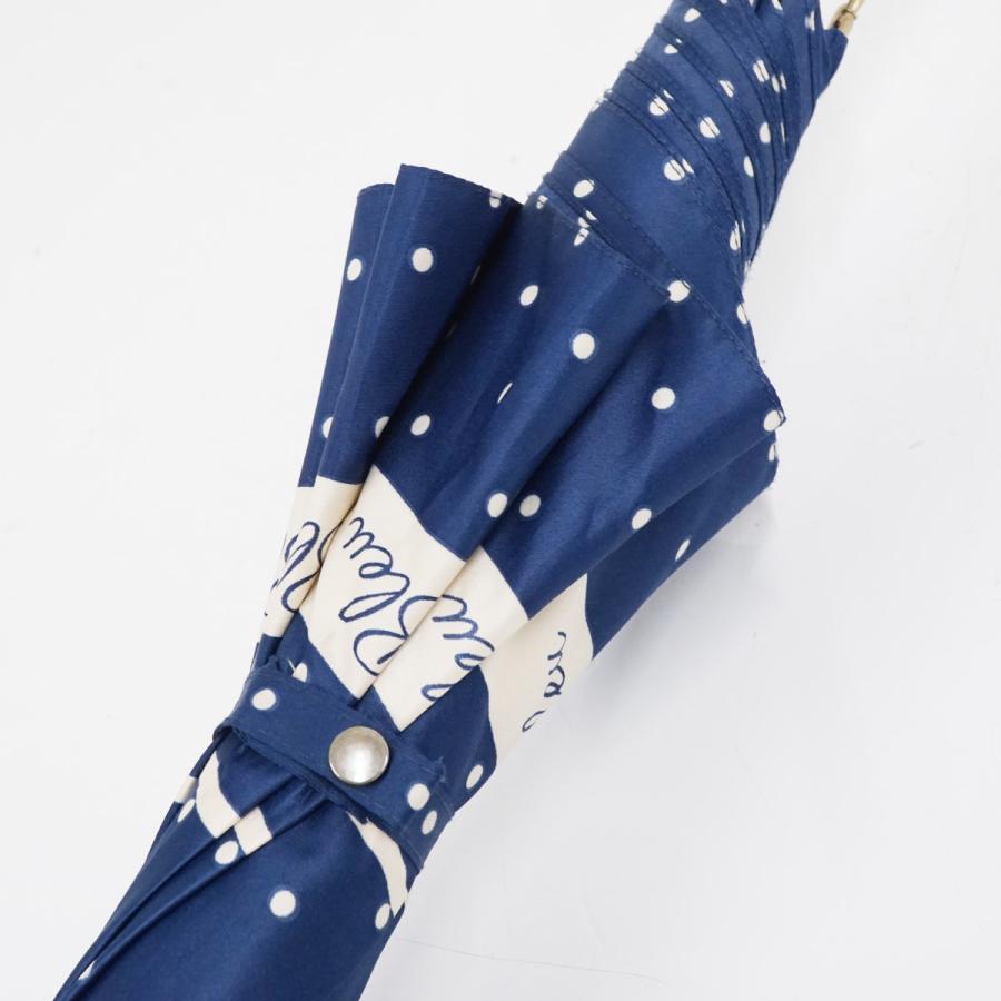 LANVIN en Bleu 傘 ランバンオンブルー USED品 ドット＆ハート