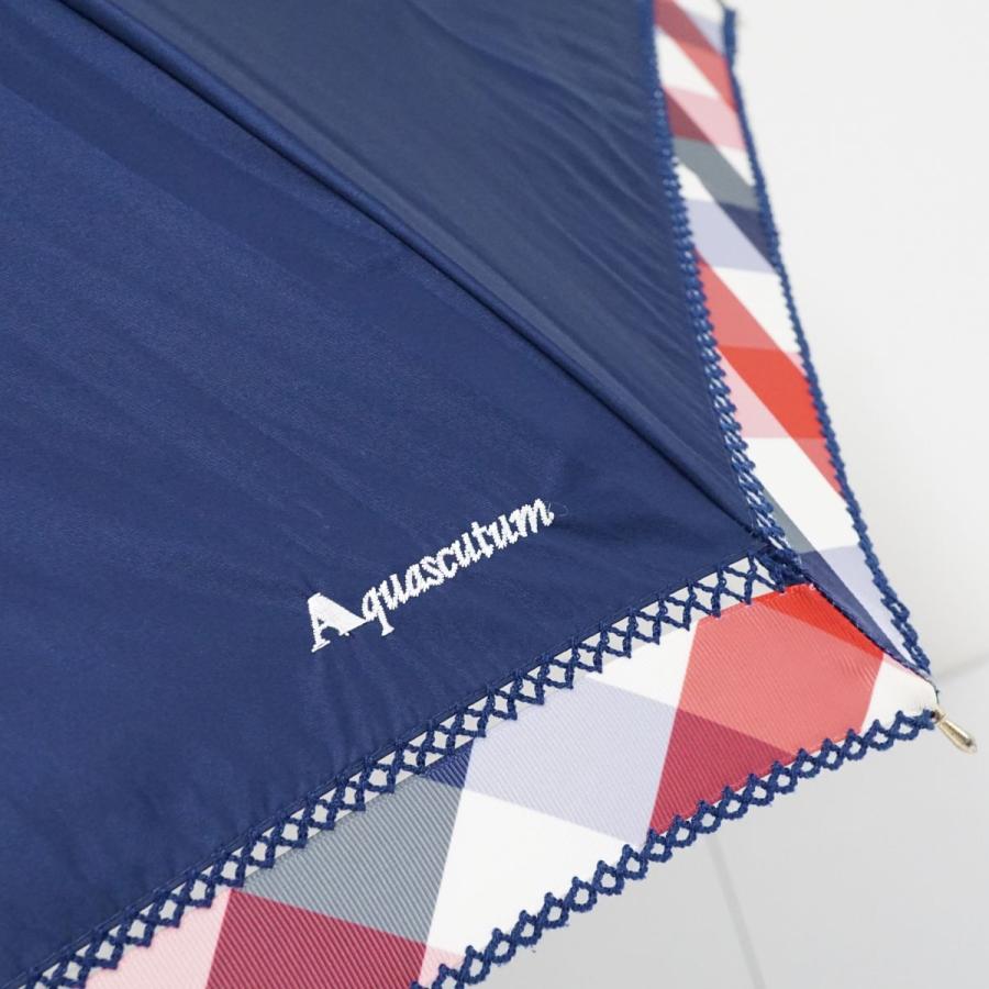 Aquascutum 日傘 アクアスキュータム USED品 晴雨兼用 ネイビー