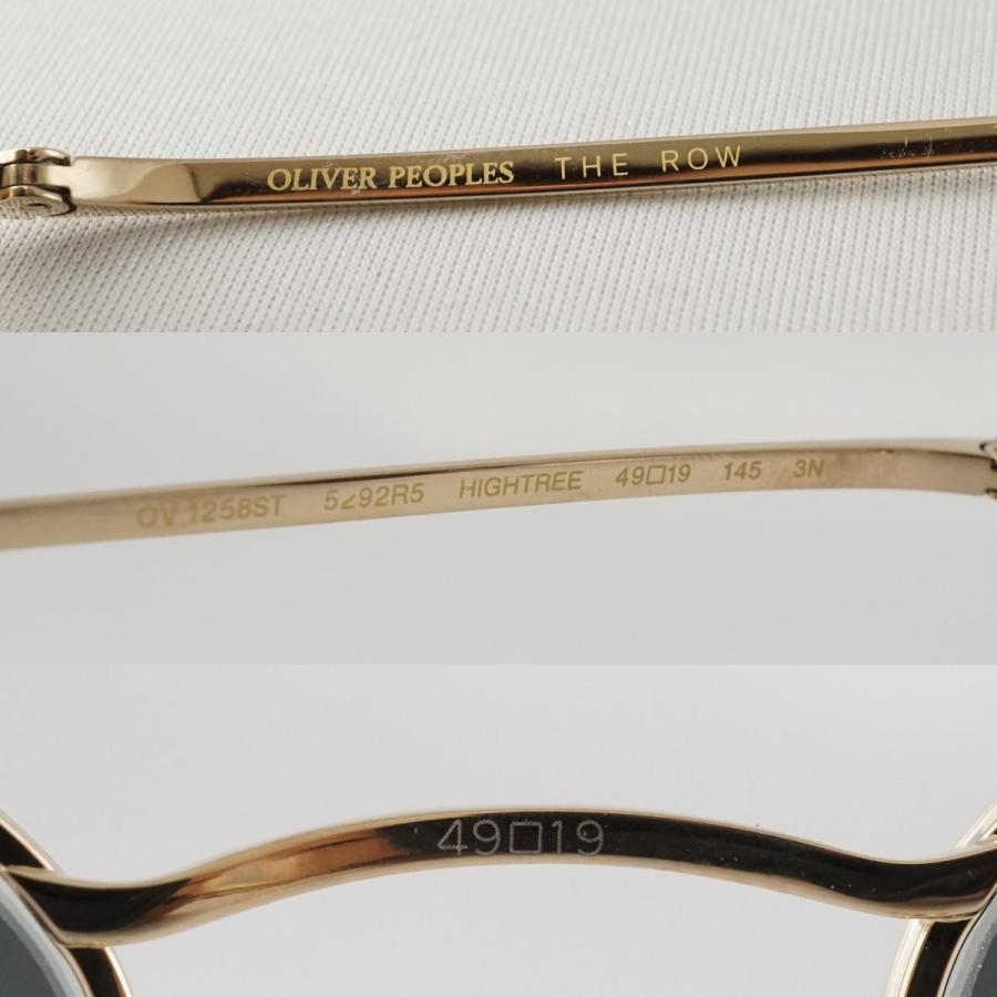 サングラス OLIVER PEOPLES オリバーピープルズ USED美品 THE ROW コラボ OV1258ST ユニセックス チタン KR X4779 OLIVER PEOPLES（オリバーピープルズ） サングラス USED美品 THE ROW