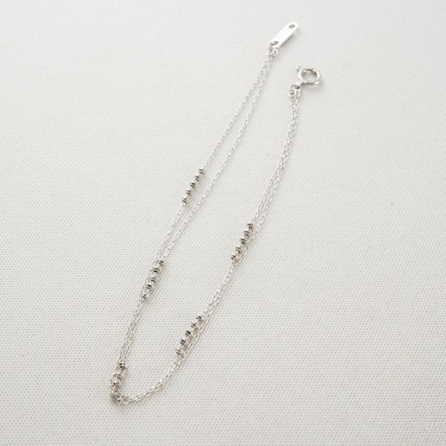 TAKE UP テイクアップ ブレスレット USED美品 K18WG 2連 アクセサリー