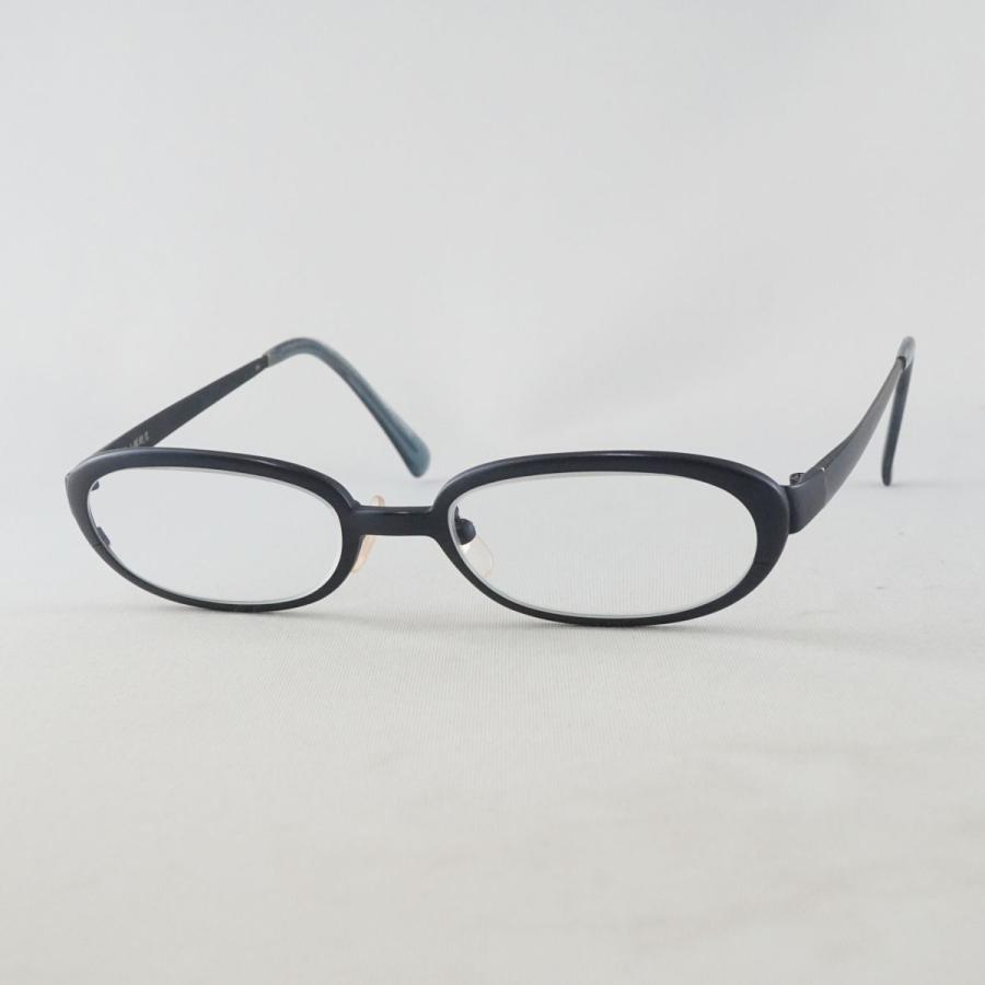白山眼鏡店 眼鏡 USED品 チタニウム ネイビー KR X4957 : ウィット 