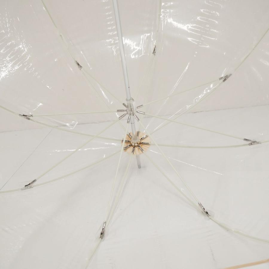 高級ビニール傘 White ROSE ホワイトローズ USED美品 縁結 (えんゆう