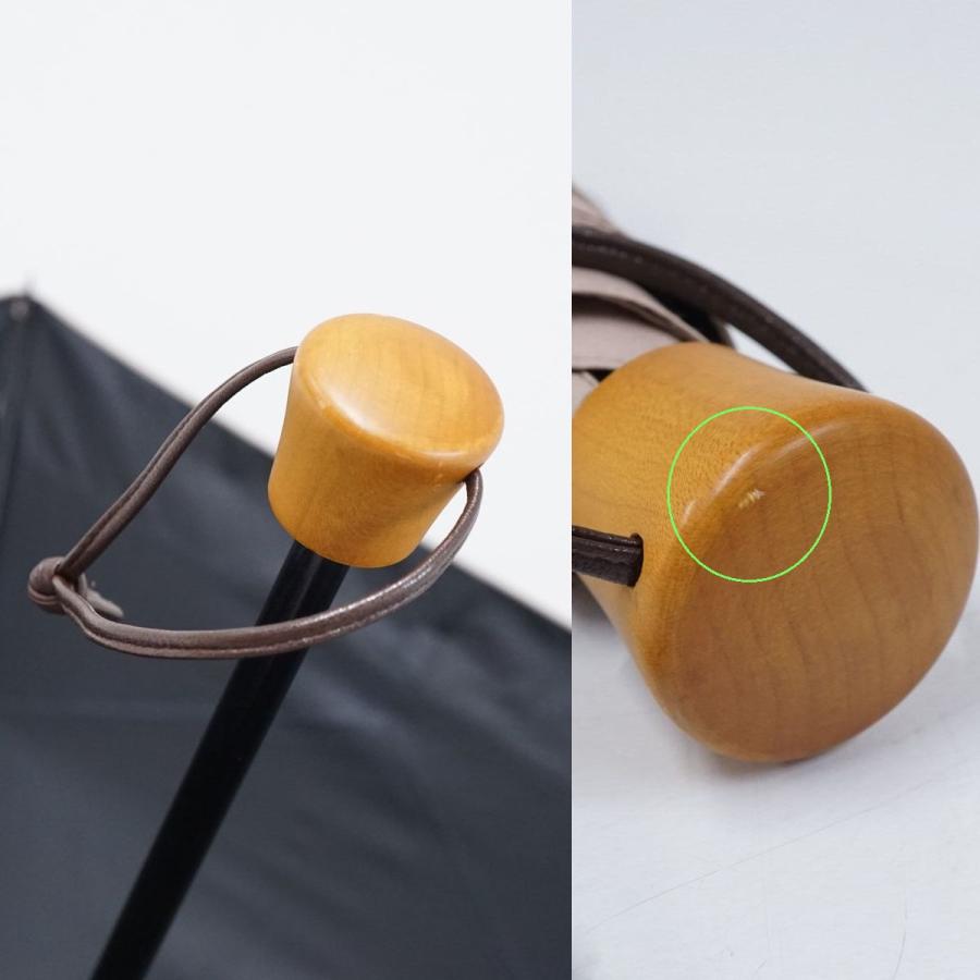 サンバリア100 折りたたみ日傘 USED美品 3段折 コンビ ブラック×ピンク