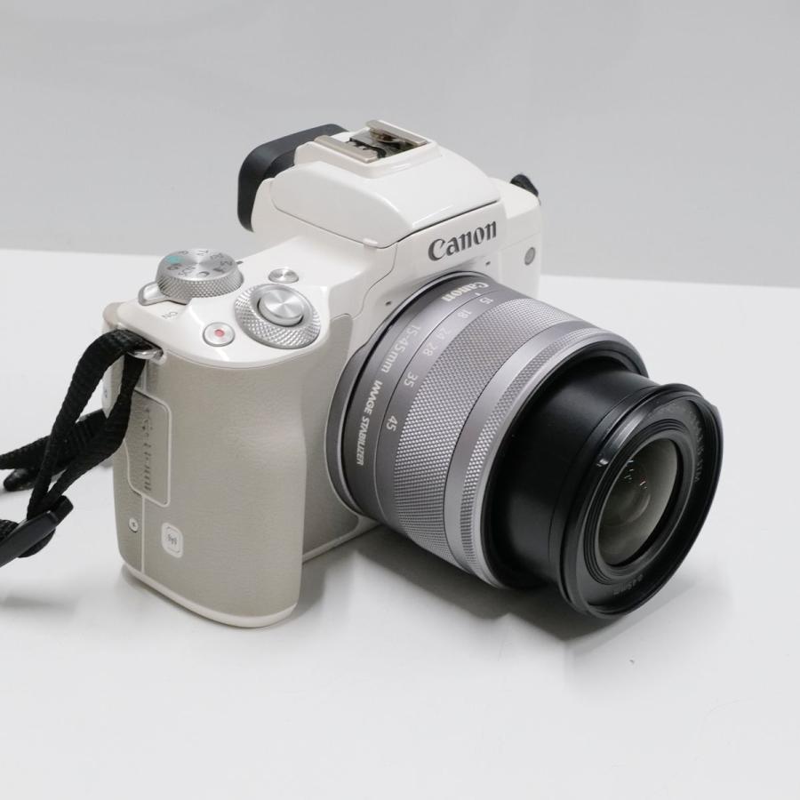 EOS M Canon M50 + EF-M15-45 IS STM USED超美品 ミラーレス一眼 標準