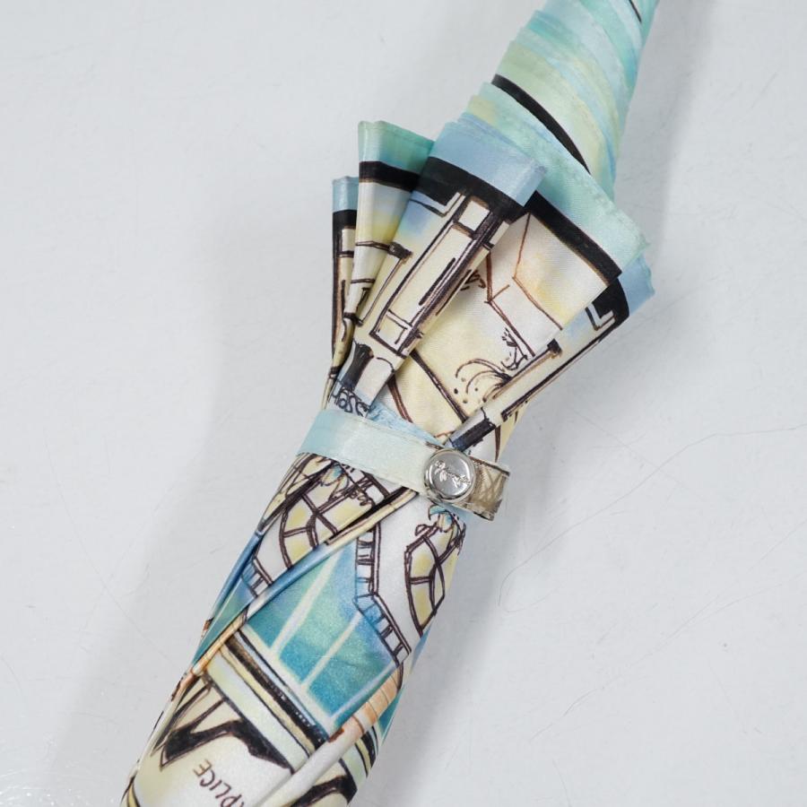 GINZA Kanematsu（銀座かねまつ） Kanematsu 傘 USED美品 パリ ブルー