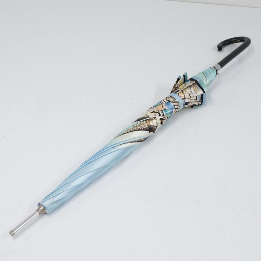 GINZA Kanematsu（銀座かねまつ） Kanematsu 傘 USED美品 パリ ブルー