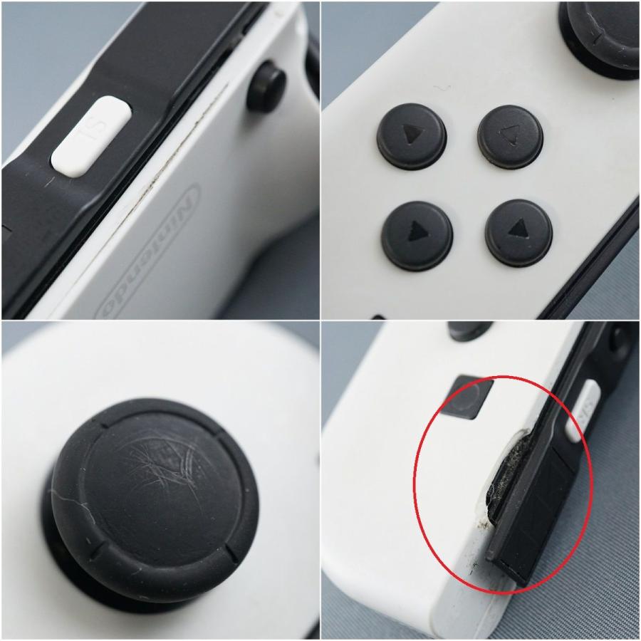 Nintendo Switch - 【新品】ジョイコン（ホワイト）&amp;グリップ ニンテンドースイッチ Switch Nintendo Switch 任天堂 Joy-Con 左右+グリップ USED品