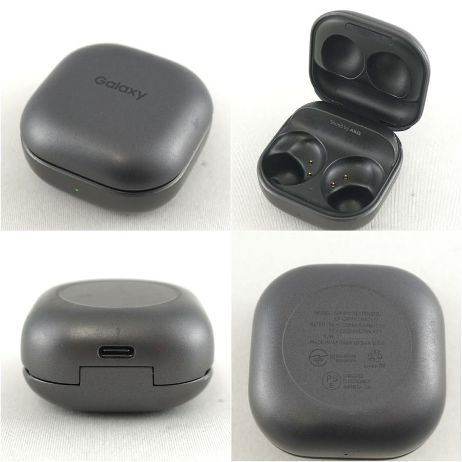 Samsung Galaxy Buds2 SM-R177 完全ワイヤレスイヤホン USED品 サムスン ノイズキャンセリング 外音取込 マイク オニキス 完動品 V0042｜wit-yshop｜05