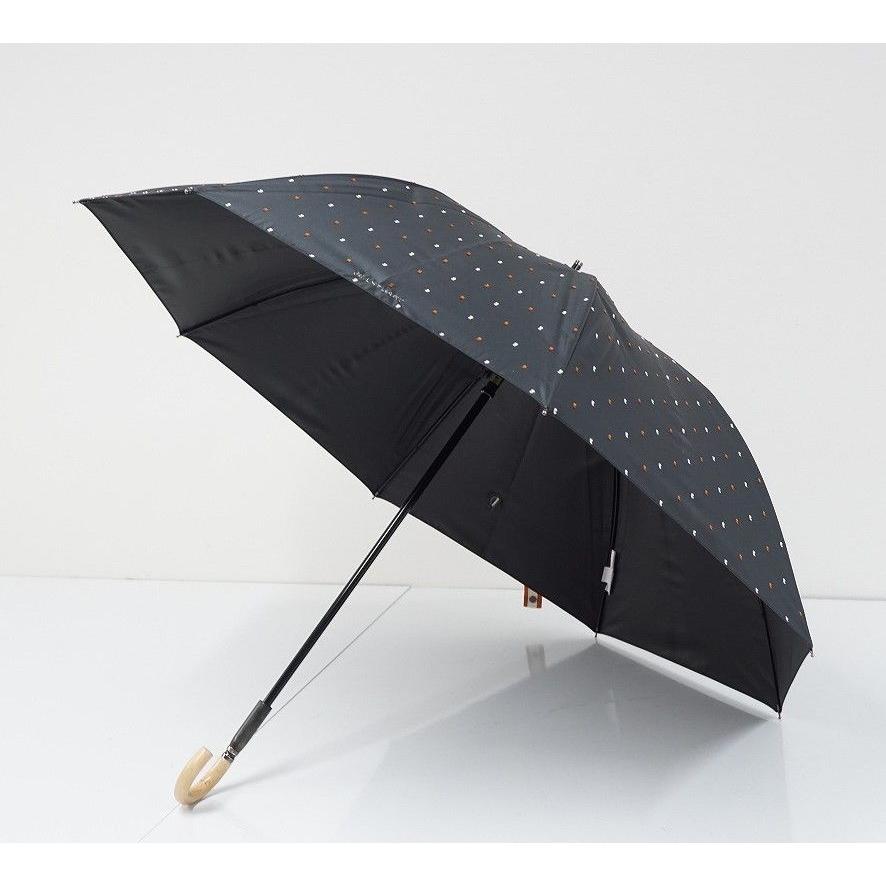 日傘 JILL STUART ジルスチュアート 晴雨兼用日傘 USED美品 フリンジドット ブラック 遮光 UV グラス骨 47cm C S0284｜wit-yshop｜02