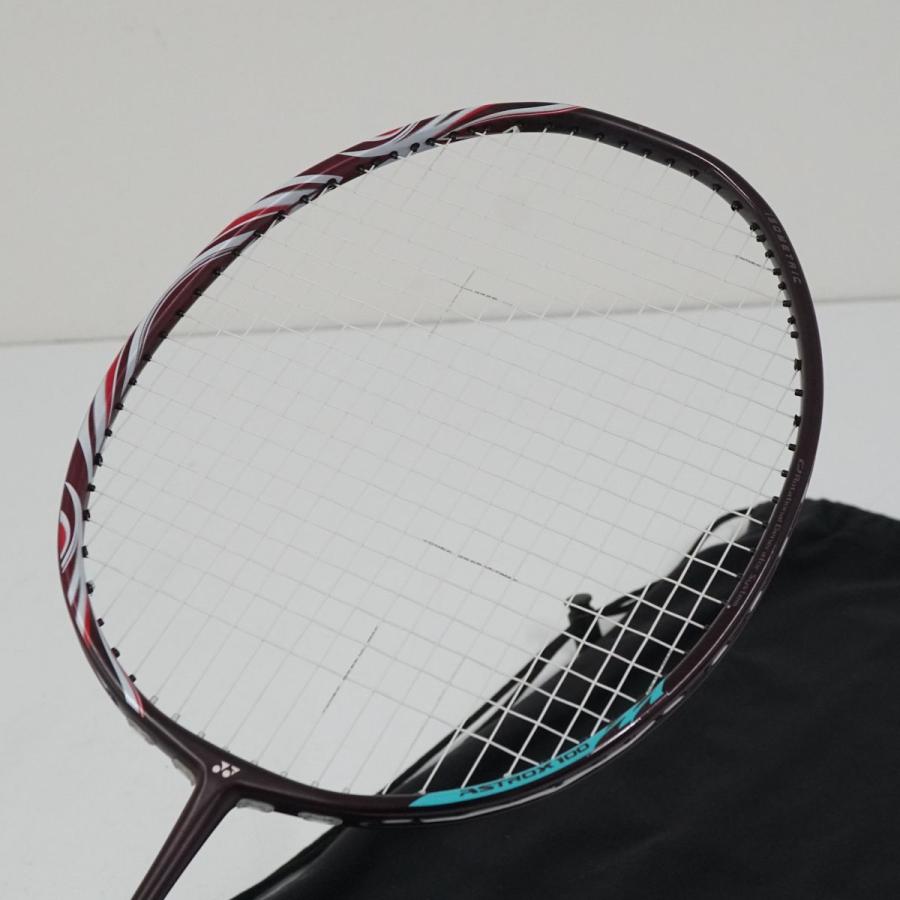 ASTROX YONEX バドミントンラケット 100 ZZ. USED超美品 ヨネックス アストロクス クレナイ 4U6 AX100ZZ ...
