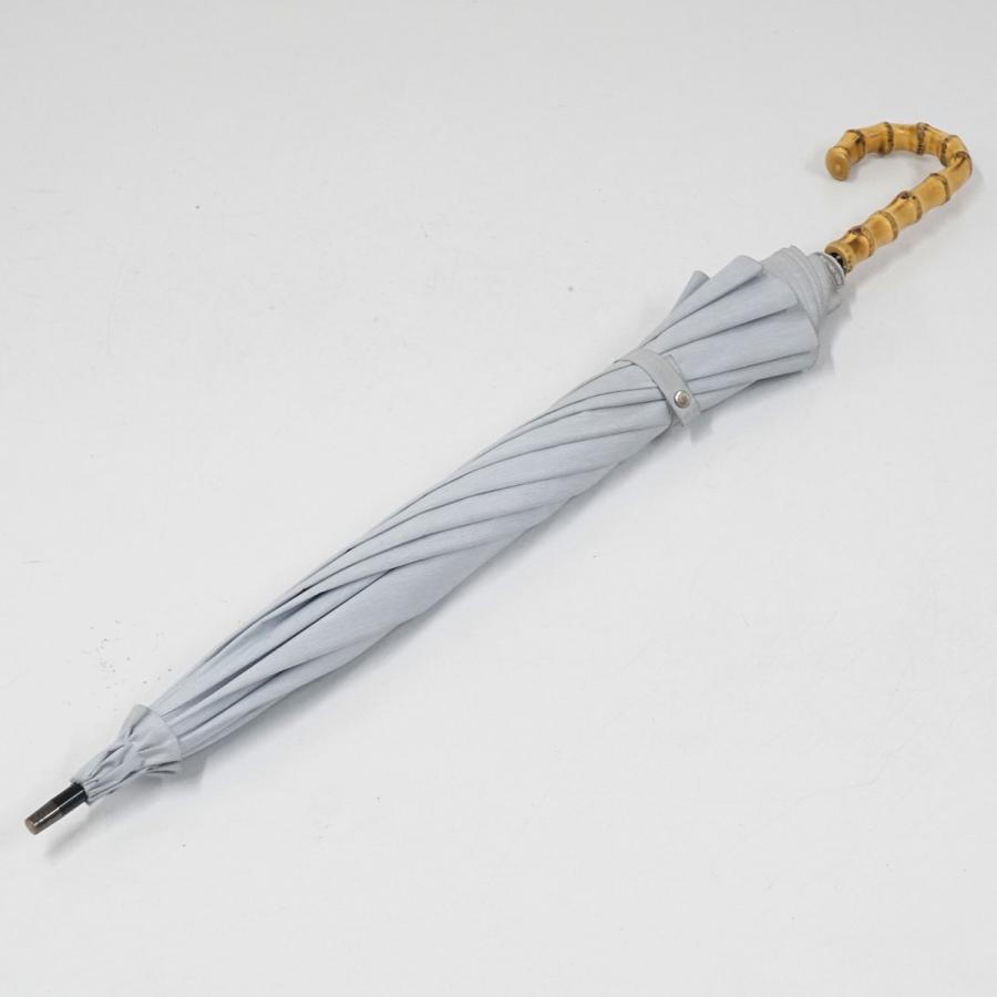 日傘 サンバリア100 完全遮光 晴雨兼用 USED品 Mサイズ moku ブルー UV