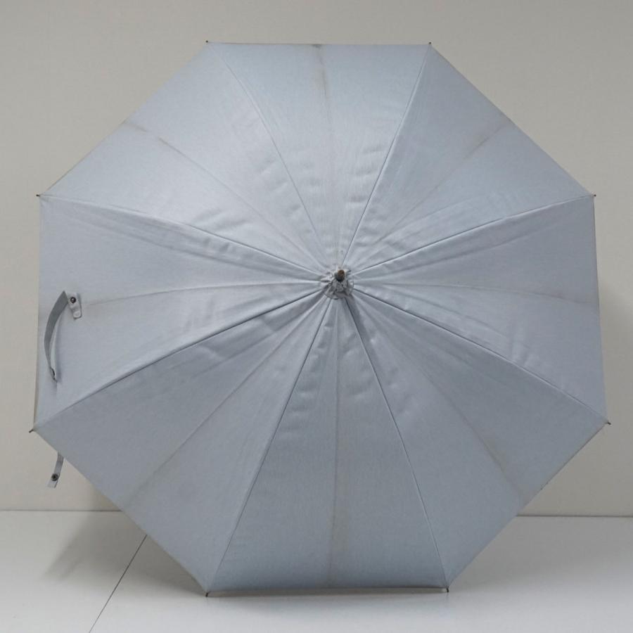 日傘 サンバリア100 完全遮光 晴雨兼用 USED品 Mサイズ moku ブルー UV
