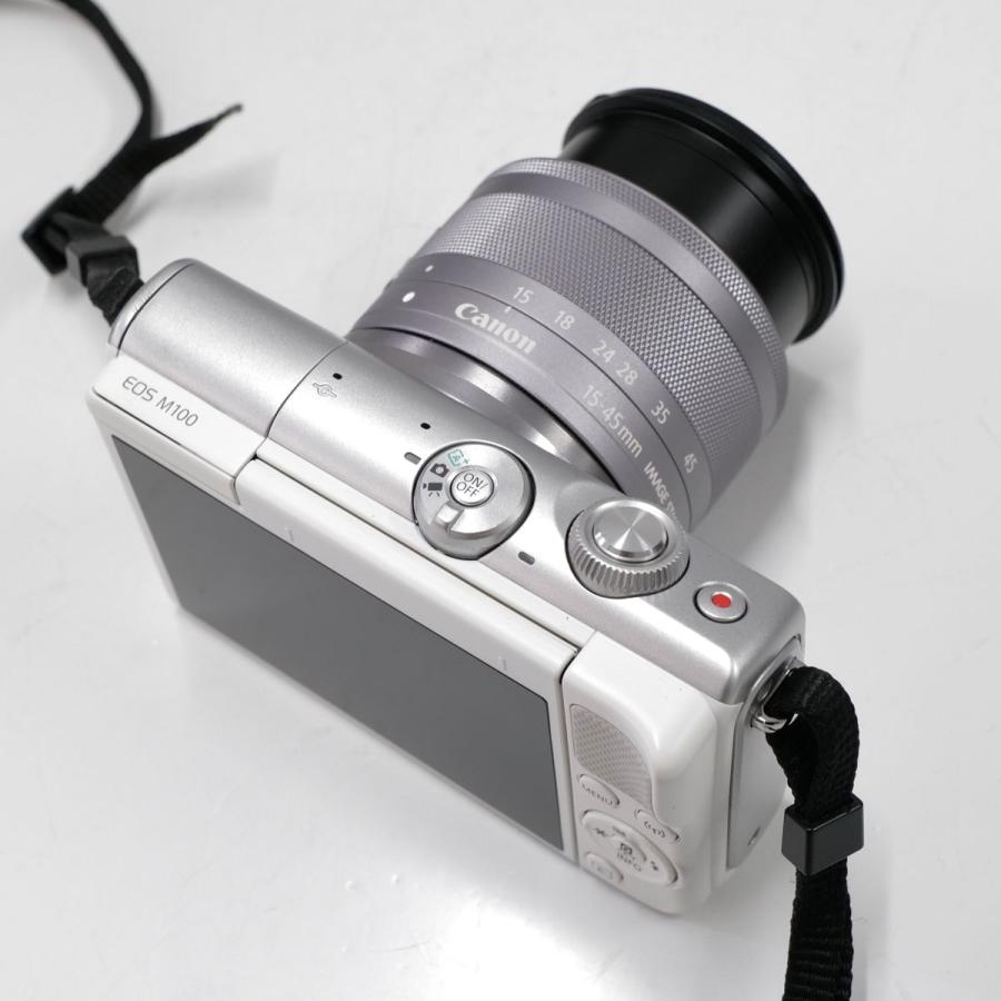 Canon EOS M100 + EF-M15-45mm F3.5-6.3 IS STM USED超美品 標準ズーム レンズキット APS-C ミラーレス一眼 カメラ Wi-Fi 完動品 CE4026｜wit-yshop｜03