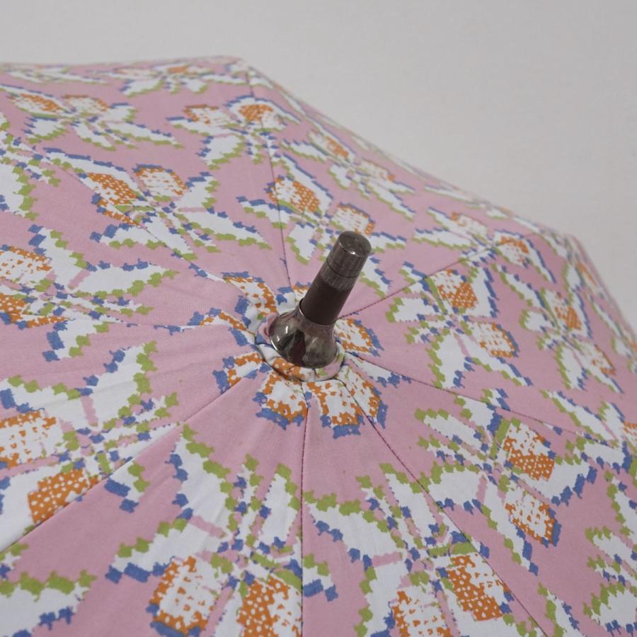 日傘 EPICE エピス 晴雨兼用日傘 USED美品 アート フラワー ピンク