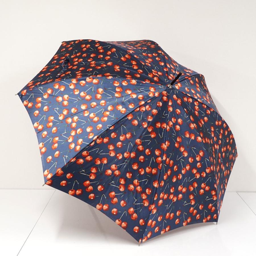 SONIA RYKIEL（ソニアリキエル） 傘 USED美品 ネイビー さくらんぼ
