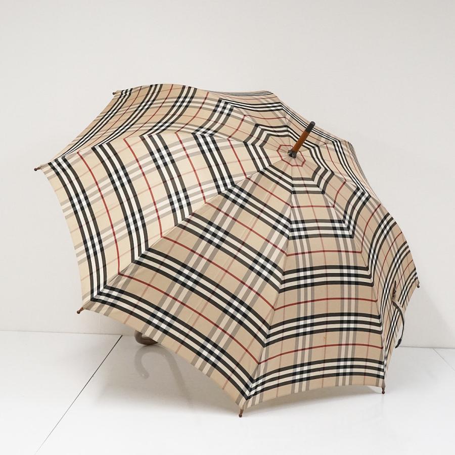 BURBERRY（バーバリー） 高級傘 USED美品 チェック 定番柄 ライト