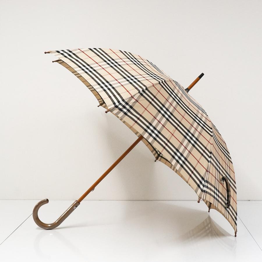 BURBERRY（バーバリー） 高級傘 USED美品 チェック 定番柄 ライト