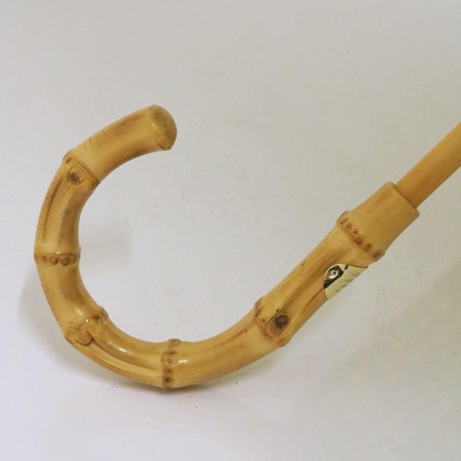 【美品】 トラディショナルウェザーウェア チェック ライムグリーン バンブー 傘 晴雨兼用傘 Traditional Weatherwear トラディショナルウェザー