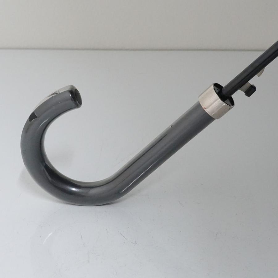 傘 YSL イヴサンローラン USED美品 紳士傘 ロゴ ブラック グラス