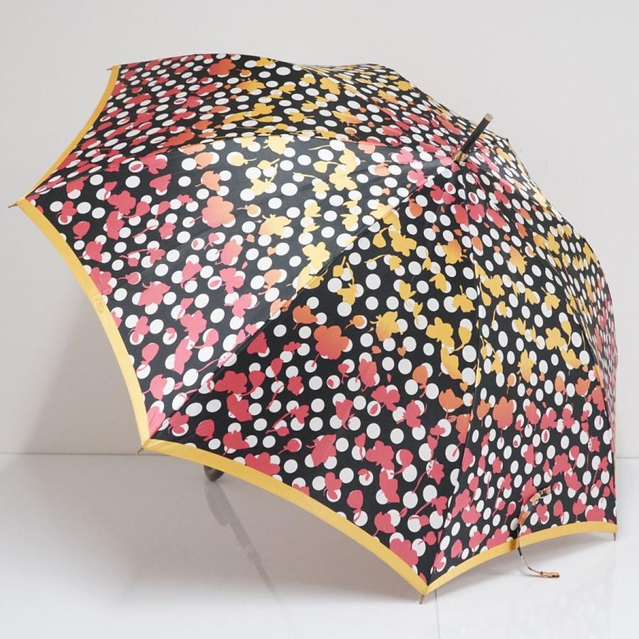 HANAE MORI ハナエモリ 耐風傘 USED美品 フラワー グラデーション  