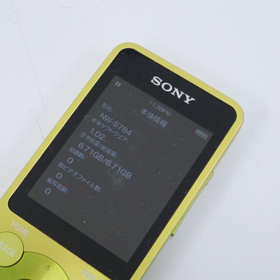 SONY（ソニー） ウォークマン NW-S784 8GB USED美品 本体のみ グリーン