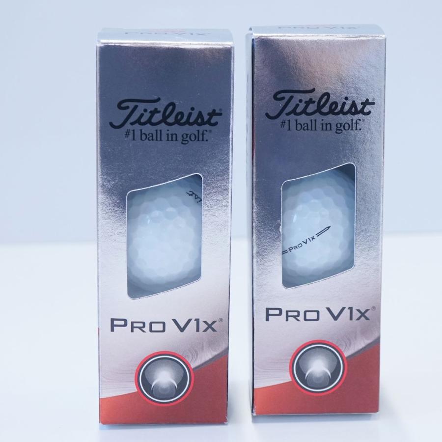 新品未使用】Titleist タイトリスト PRO V1X ゴルフボール ホワイト