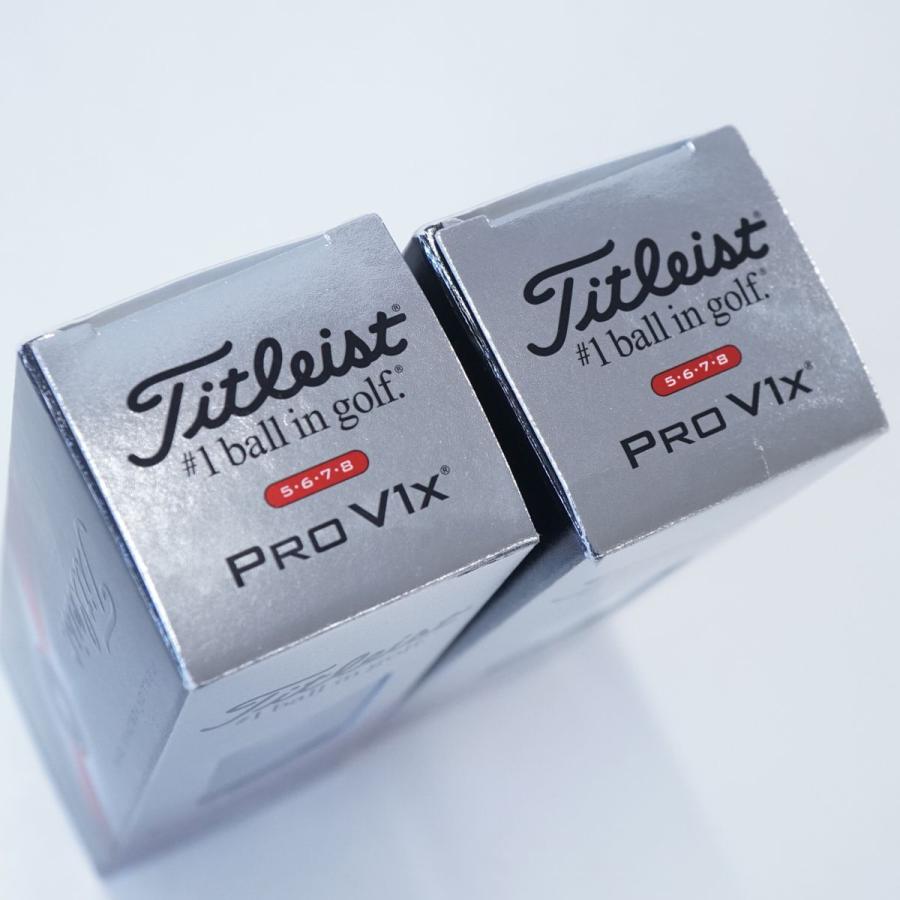 新品未使用】Titleist タイトリスト PRO V1X ゴルフボール ホワイト