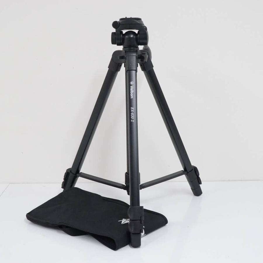 EXシリーズ Velbon EX-630 II 3Way三脚 USED美品 ベルボン 完動